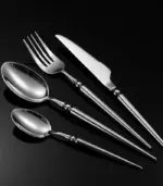 24 Pcs Cutlery Set Lexi 18 10 Stainless Steel Flatware tag1