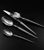 24 Pcs Cutlery Set Lexi 18 10 Stainless Steel Flatware tag1