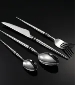 24 Pcs Cutlery Set Lexi 18 10 Stainless Steel Flatware tag1