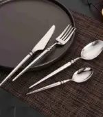 24 Pcs Cutlery Set Lexi 18 10 Stainless Steel Flatware tag1