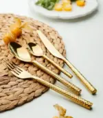 24_Pcs_Cutlery_Set_Meadow_Stainless_Steel_For_6_Gold_-_-_tag1_-4117368 24 Pcs Cutlery Set Meadow Stainless Steel For 6 Gold tag1