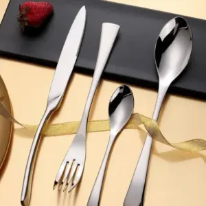 24 Pcs Cutlery Set New York Stainless Steel Flatware 18/8 -  - #tag1#