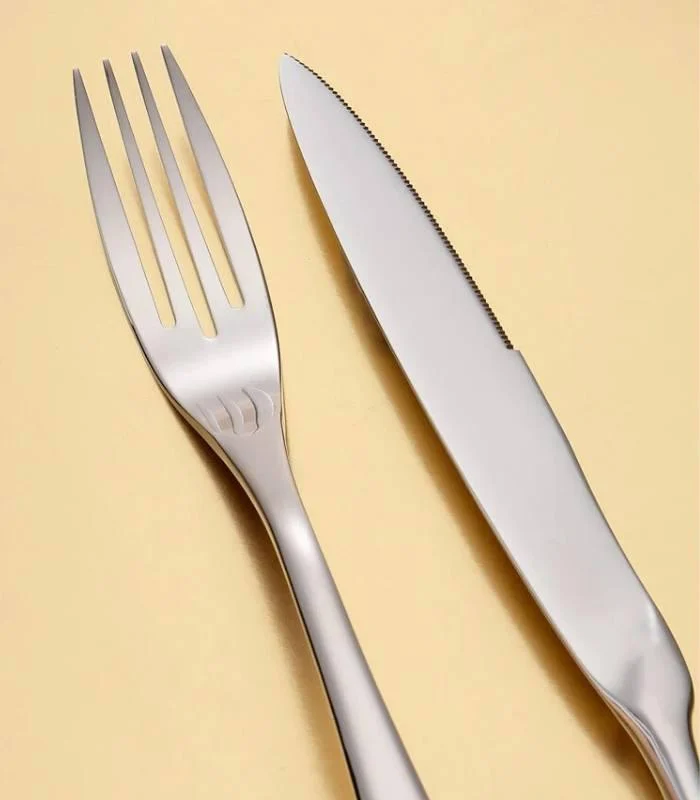 24 Pcs Cutlery Set New York Stainless Steel Flatware 18/8 -  - #tag1#