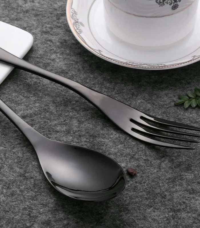 24 Pcs Cutlery Set New York Stainless Steel Flatware 18/8 -  - #tag1#