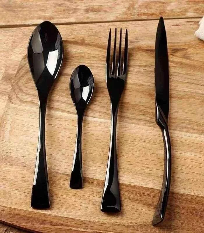 24 Pcs Cutlery Set New York Stainless Steel Flatware 18/8 -  - #tag1#
