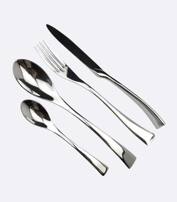 24 Pcs Cutlery Set Stainless Steel 18/8 Set for 6 -  - #tag1#