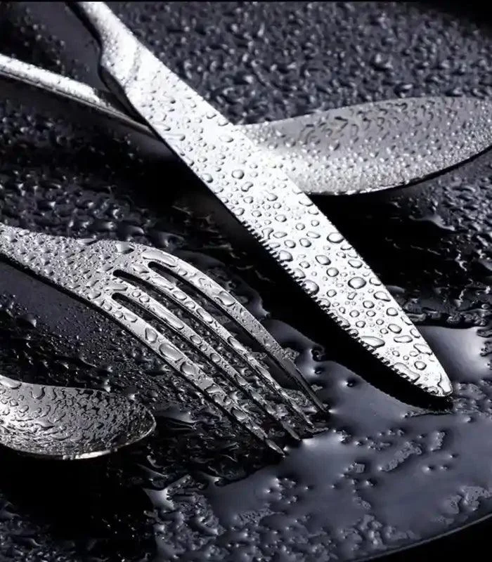 24 Pcs Cutlery Set Stainless Steel 18/8 Set for 6 -  - #tag1#