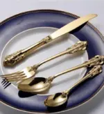 24_Pcs_Flatware_Vintage_Cutlery_Set_Gold_for_6_People_18-10_Stainless_Steel_-_-_tag1_-4117495 24 Pcs Flatware Vintage Cutlery Set Gold for 6 People 18 10 Stainless Steel tag1