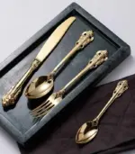 24_Pcs_Flatware_Vintage_Cutlery_Set_Gold_for_6_People_18-10_Stainless_Steel_-_-_tag1_-4117502 24 Pcs Flatware Vintage Cutlery Set Gold for 6 People 18 10 Stainless Steel tag1