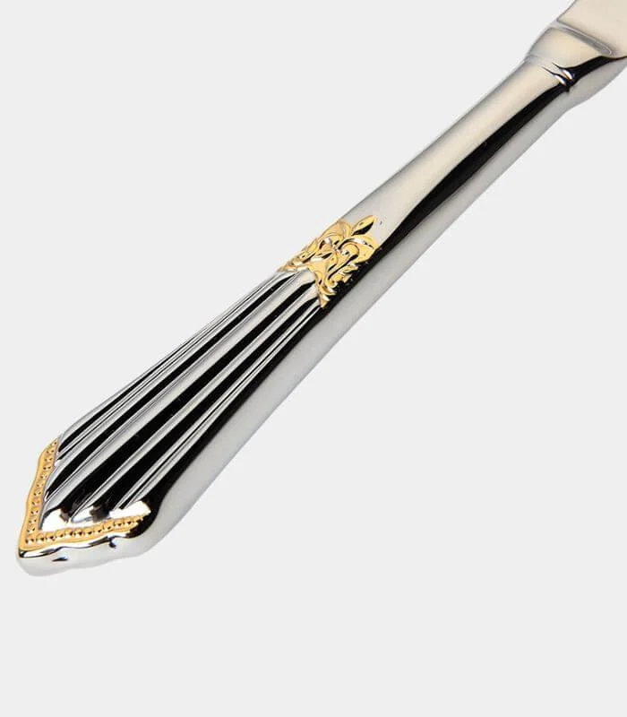 24 Pcs Raffaello Flatware Cutlery Set Silver & Gold -  - #tag1#