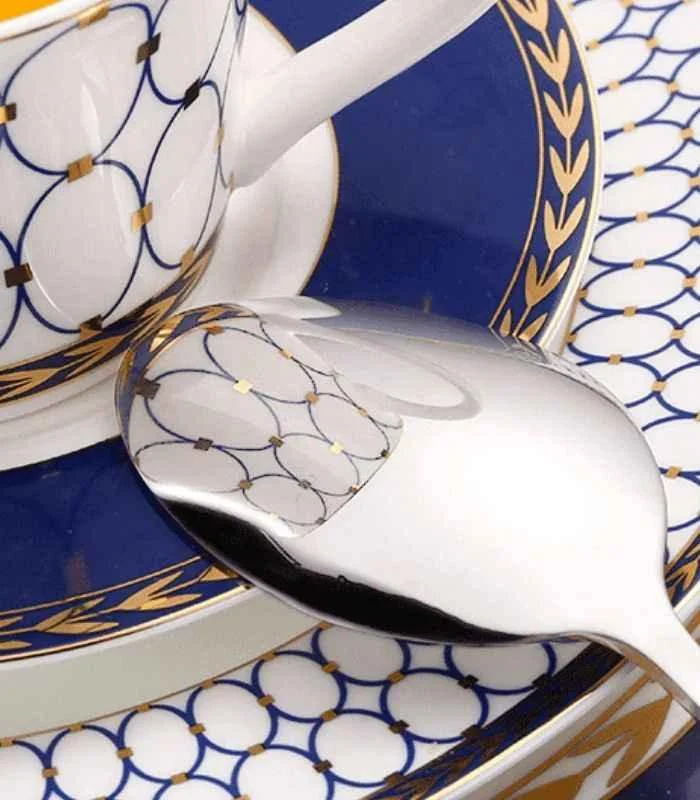 24 Pcs Set Flatware Stainless Steel Silver & Gold Cutlery Set -  - #tag1#