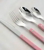 24_Pcs_Set_Pink_European-Inspired_Cutlery_Set_18-10_Stainless_Steel_-_-_tag1_-4117615 24 Pcs Set Pink European Inspired Cutlery Set 18 10 Stainless Steel tag1