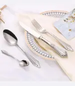 24_Pcs_Set_Raffaello_Flatware_Cutlery_Set_Silver_-_-_tag1_-4117624 24 Pcs Set Raffaello Flatware Cutlery Set Silver tag1