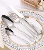 24_Pcs_Set_Raffaello_Flatware_Cutlery_Set_Silver_-_-_tag1_-4117626 24 Pcs Set Raffaello Flatware Cutlery Set Silver tag1