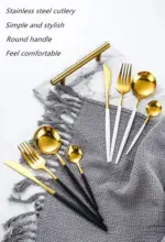 24_pieces_Stainless_Steel_Flatware_-_-_tag1_-4117659 24 pieces Stainless Steel Flatware tag1