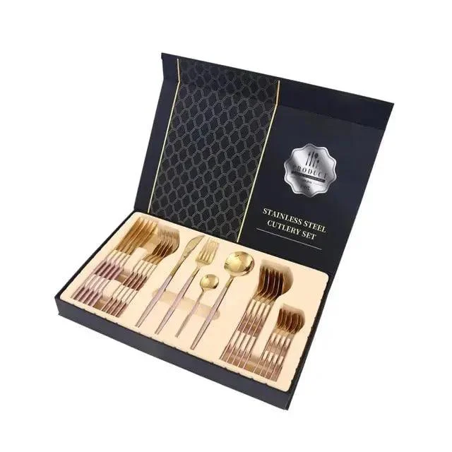 24 pieces Stainless Steel Flatware -  - #tag1#