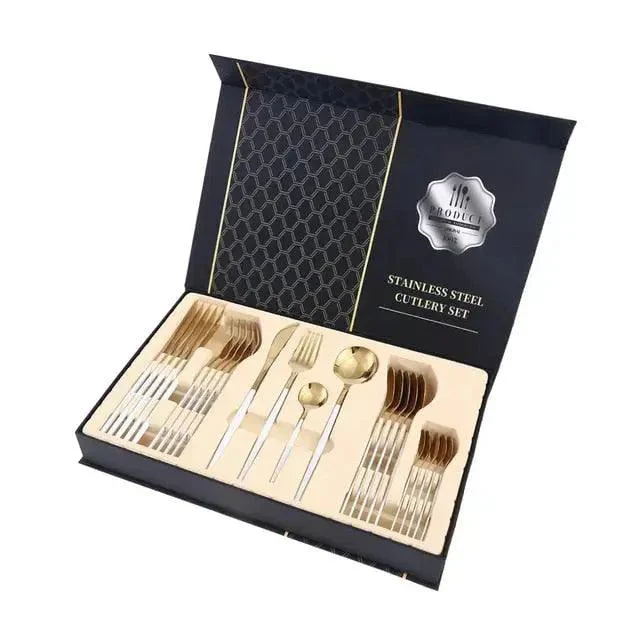 24 pieces Stainless Steel Flatware -  - #tag1#