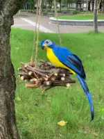 25 35cm Simulation Parrot Garden Decoration Creative Lawn Figurine Ornament Animal Bird Outdoor Garden Party Prop c2aff7bc df92 4000 8fb1 d7d4a9aa8db0