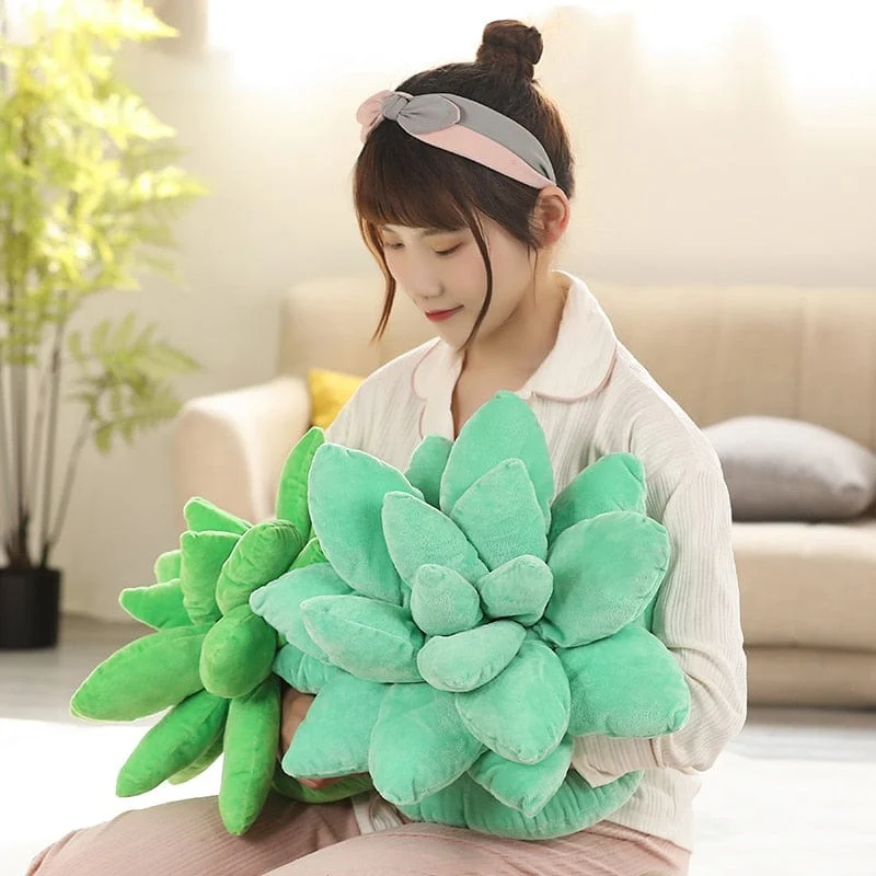 25 45cm Lifelike Succulent Plants Plush Stuffed Toys Soft Doll Creative Potted Flowers Pillow Chair Cushion Ca44e241 152a 421d 8402 79020ee94e80