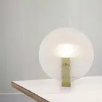 Transparent Fluted Acrylic Bedside Table Lamp