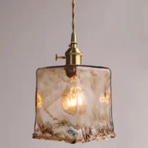 Oval Ceiling Lamp with Crystal Prisms in Black