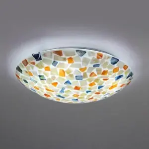 MosaicLight – Vintage Mosaic Ceiling Lamp with 1 Light