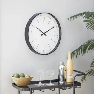276446 White Multi Media Clock Room 85
