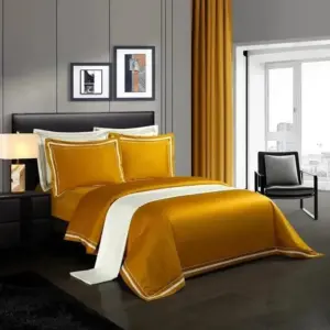 Homeko Gold Luxury Egyptian Cotton Bedding Set