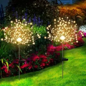 Solar Garden Fireworks Lighting Outdoor Decoration