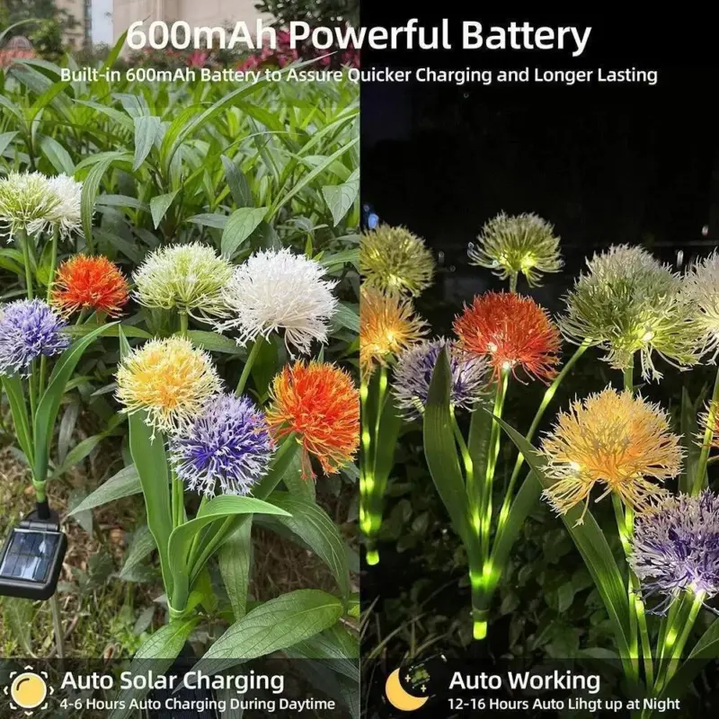 2PCS Head LED Solar Simulation Rose Flower Solar LED Light Garden Yard Lawn Night Lamp Landscape 14ea8ca9 79ae 447d b977 e0990a5c08e1