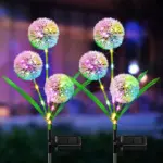 2PCS Head LED Solar Simulation Rose Flower Solar LED Light Garden Yard Lawn Night Lamp Landscape 15b6b113 b75e 4158 b122 21569818b92d