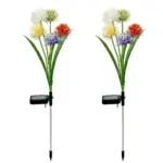 2PCS Head LED Solar Simulation Rose Flower Solar LED Light Garden Yard Lawn Night Lamp Landscape 4b89e64e c5f8 4860 acca d72c4fcc0a74
