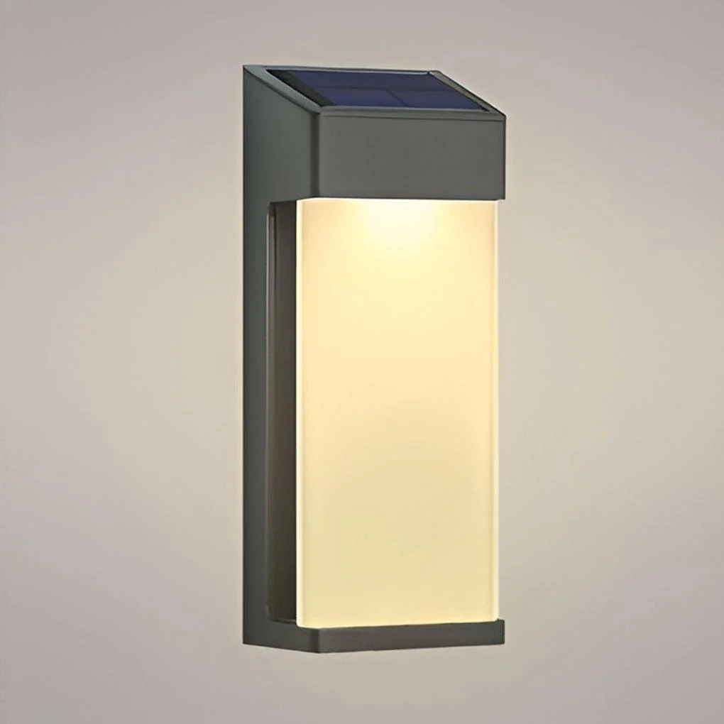 2Pcs Rectangular LED Solar Waterproof Wall Lights -  - #tag1#