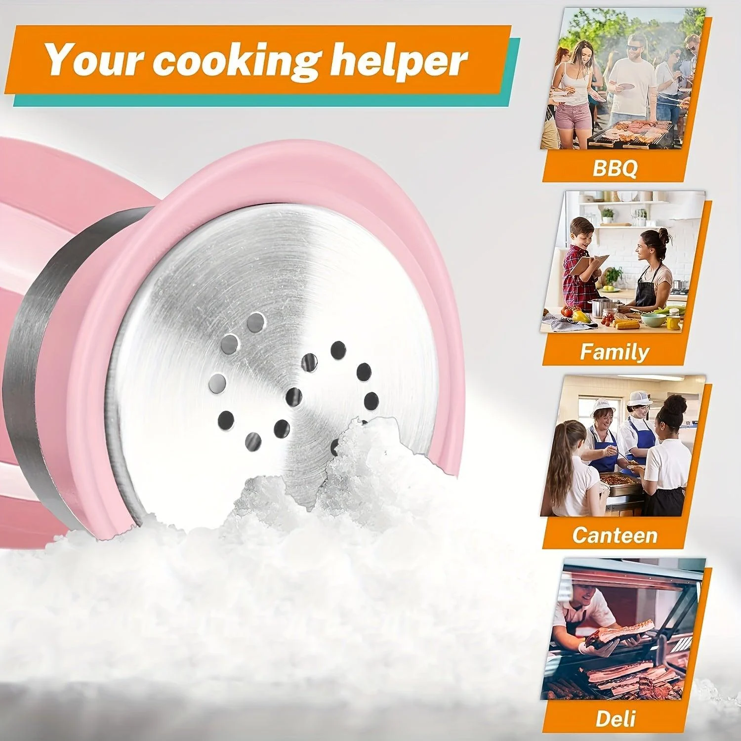 2Set, Salt And Pepper Shakers Set, 4 Oz Glass Bottom Salt And Pepper Jars With Stainless Steel Lid For Kitchen Cooking Table -  - #tag1#