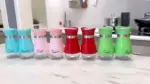 2Set Salt And Pepper Shakers Set 4 Oz Glass Bottom Salt And Pepper Jars With Stainless Steel Lid For Kitchen Cooking Table tag1