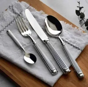 Set of 16 Pcs Aristocrat Flatware Cutlery Set 304 Stainless Steel