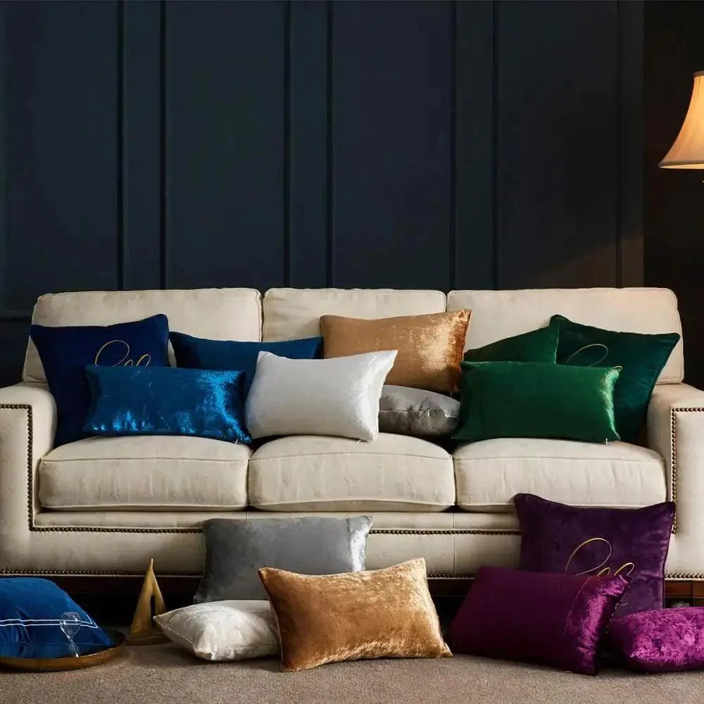 2 Pack Glowing Velvet Cushion Covers -  - #tag1#