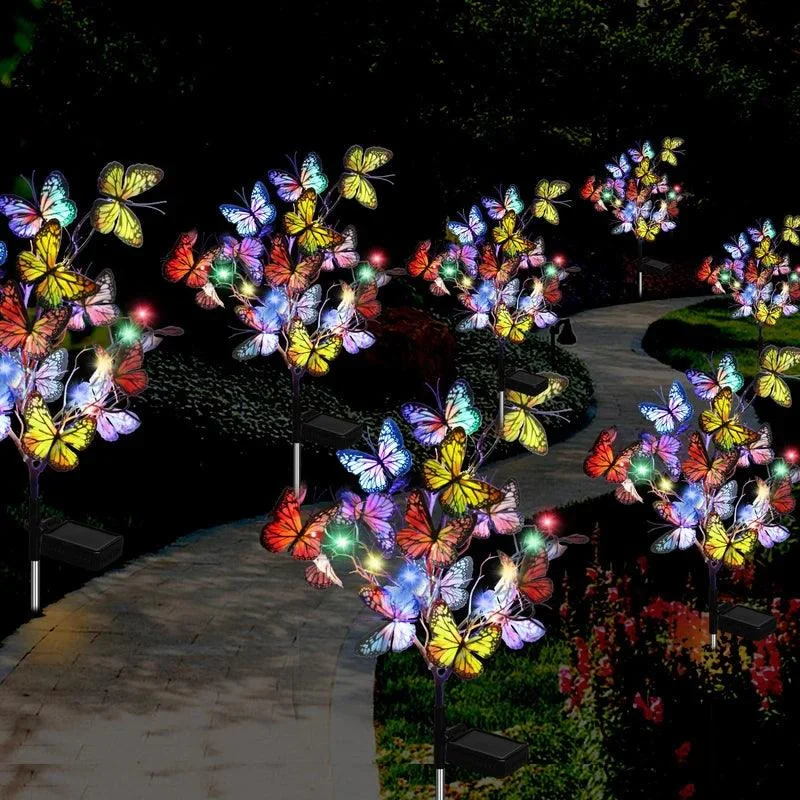 2 Packs Solar Outdoor Butterfly Lights -  - #tag1#