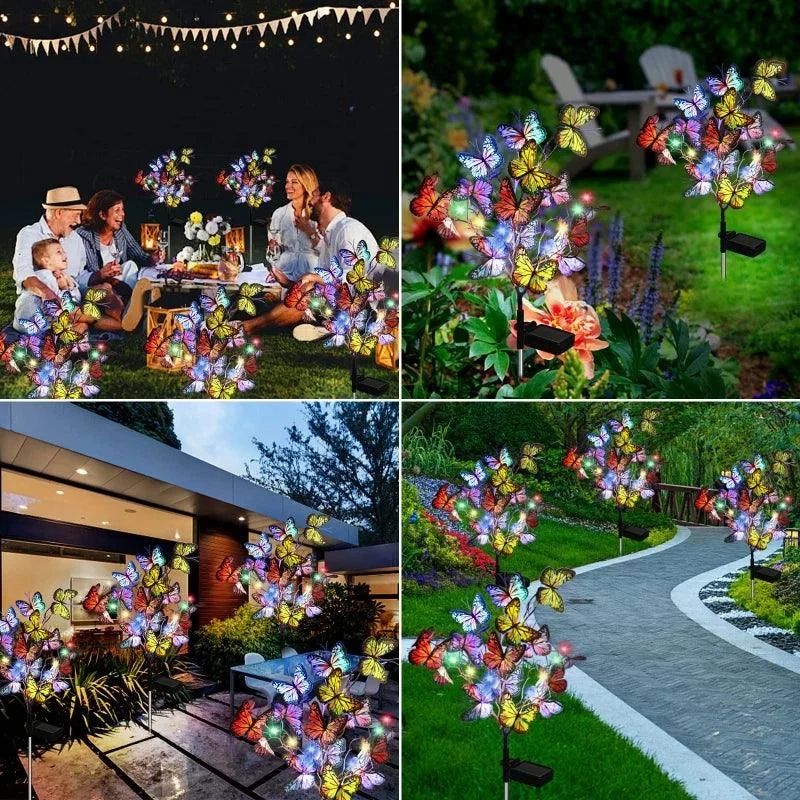 2 Packs Solar Outdoor Butterfly Lights -  - #tag1#