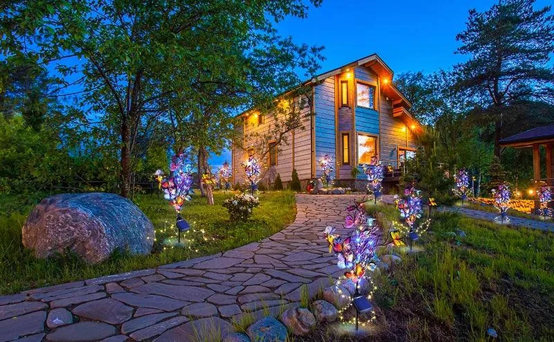2 Packs Solar Outdoor Butterfly Lights -  - #tag1#