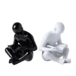 2_Pcs_Set_Creative_Reader_Bookends_Ceramic_17.5_cm_-_-_tag1_-4116961 2 Pcs Set Creative Reader Bookends Ceramic 17.5 cm tag1