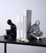 2_Pcs_Set_Creative_Reader_Bookends_Ceramic_17.5_cm_-_-_tag1_-4116970 2 Pcs Set Creative Reader Bookends Ceramic 17.5 cm tag1