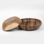 2 Piece Jujube Wooden Bowl Set tag1