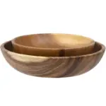 2 Piece Jujube Wooden Bowl Set tag1