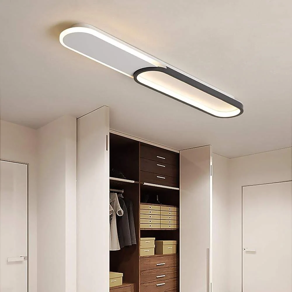 2 Rectangle Flush Mount Ceiling Light Minimalist LED Light -  - #tag1#