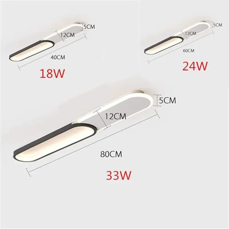 2 Rectangle Flush Mount Ceiling Light Minimalist LED Light tag1