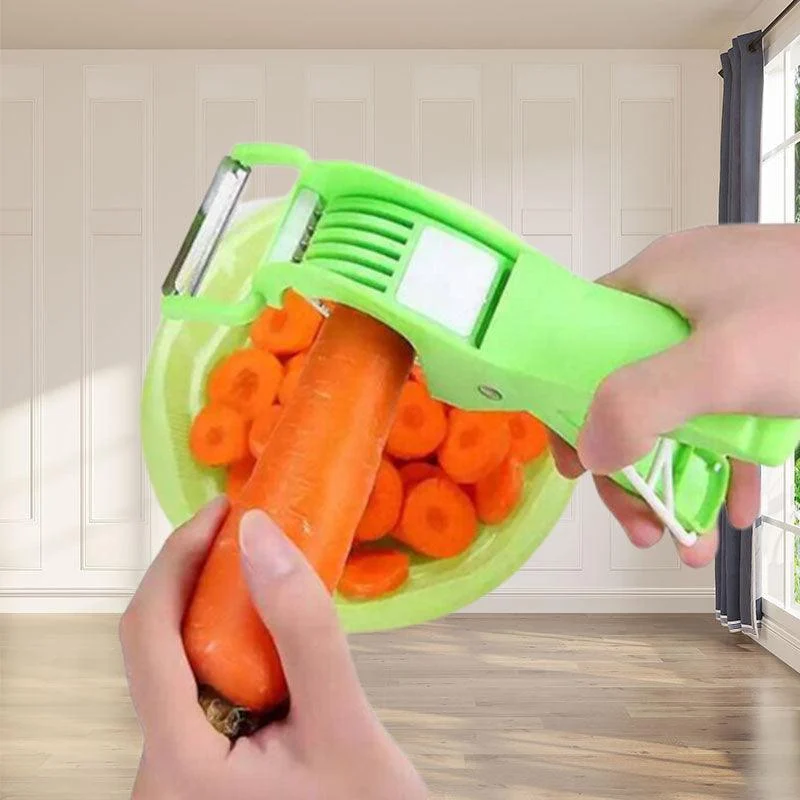 2 in 1 Vegetable Cutter with Peeler -  - #tag1#