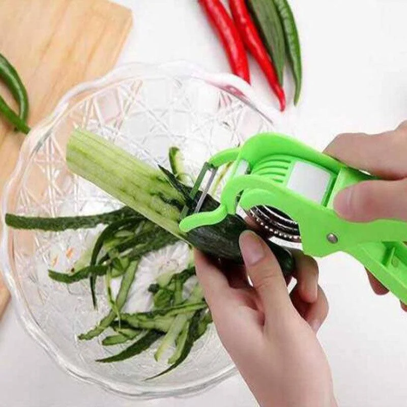 2 in 1 Vegetable Cutter with Peeler -  - #tag1#
