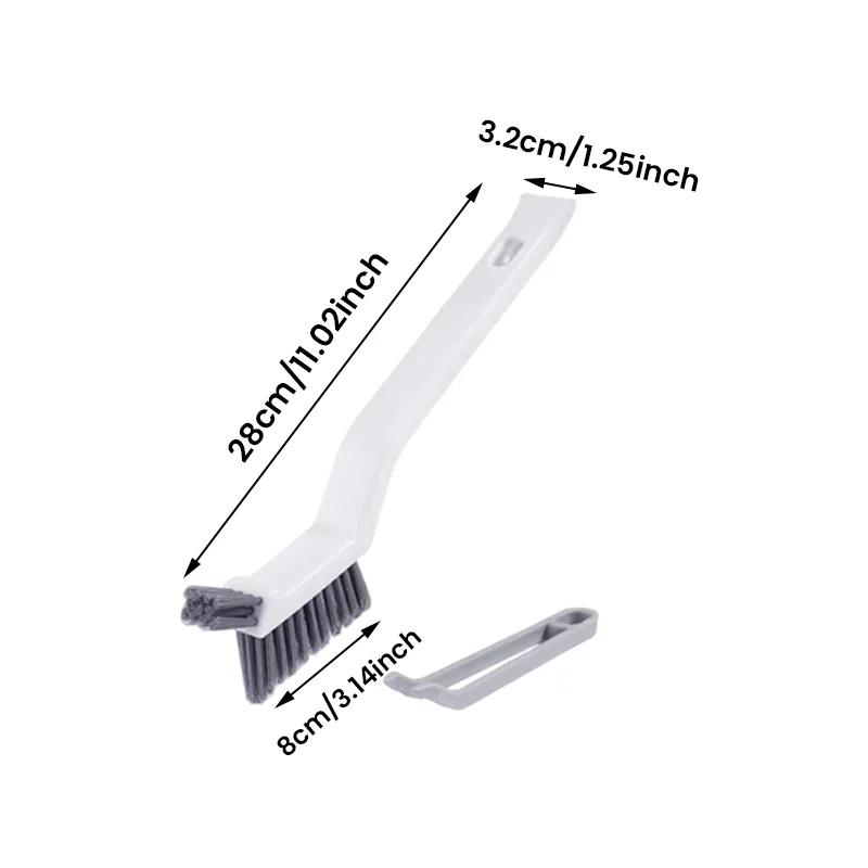2 in 1 bathroom cleaning brush crevice brush -  - #tag1#