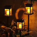 2pcs 4Pcs Solar Candle Lantern IP44 Waterproof Hanging Retro LED Candle Light Outdoor with Hook and 14b8bb5c 2c42 4e1e 8b39 7f17d9816c50